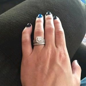 Neil lane 2.5 carat wedding set, in 14k white gold